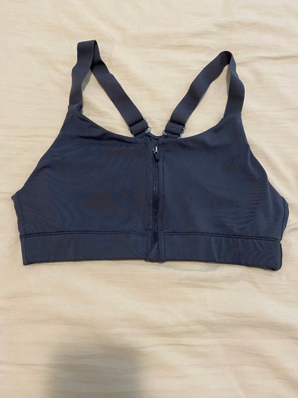 High Support Zip Sports Bra M